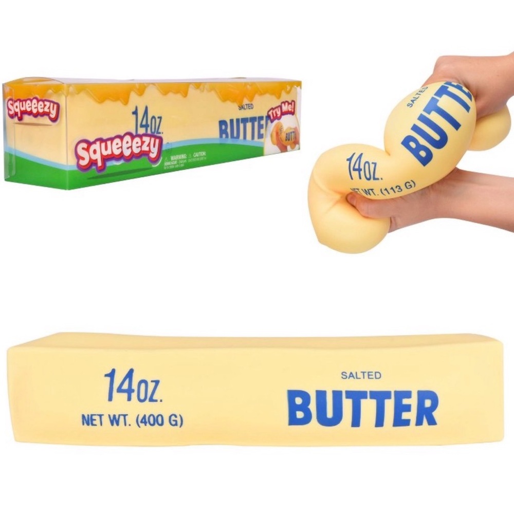 Sunny Days Viral Squeezy Butter Shape Fidget Toy